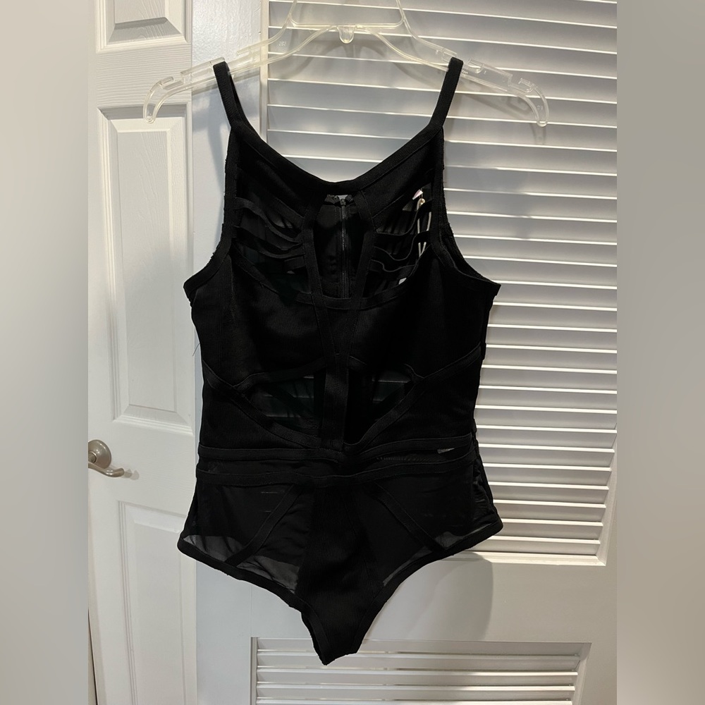 Black L’Atiste bodysuit NWT